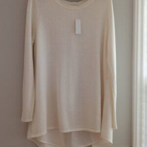 'Soft Surroundings' Long Sleeve Lightweight Fine Knit Top Size PM NWT